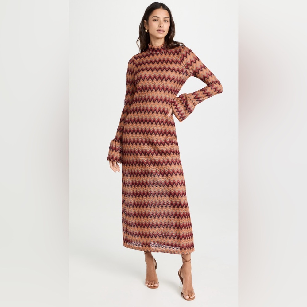 En Saison Le Voilier Long Sleeve Dress